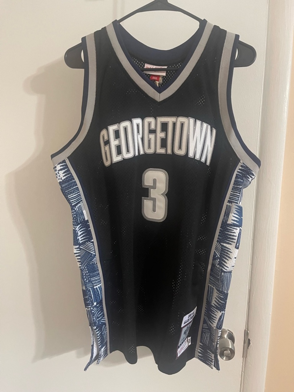 Mitchell & Ness Georgetown Allen Iverson Jersey